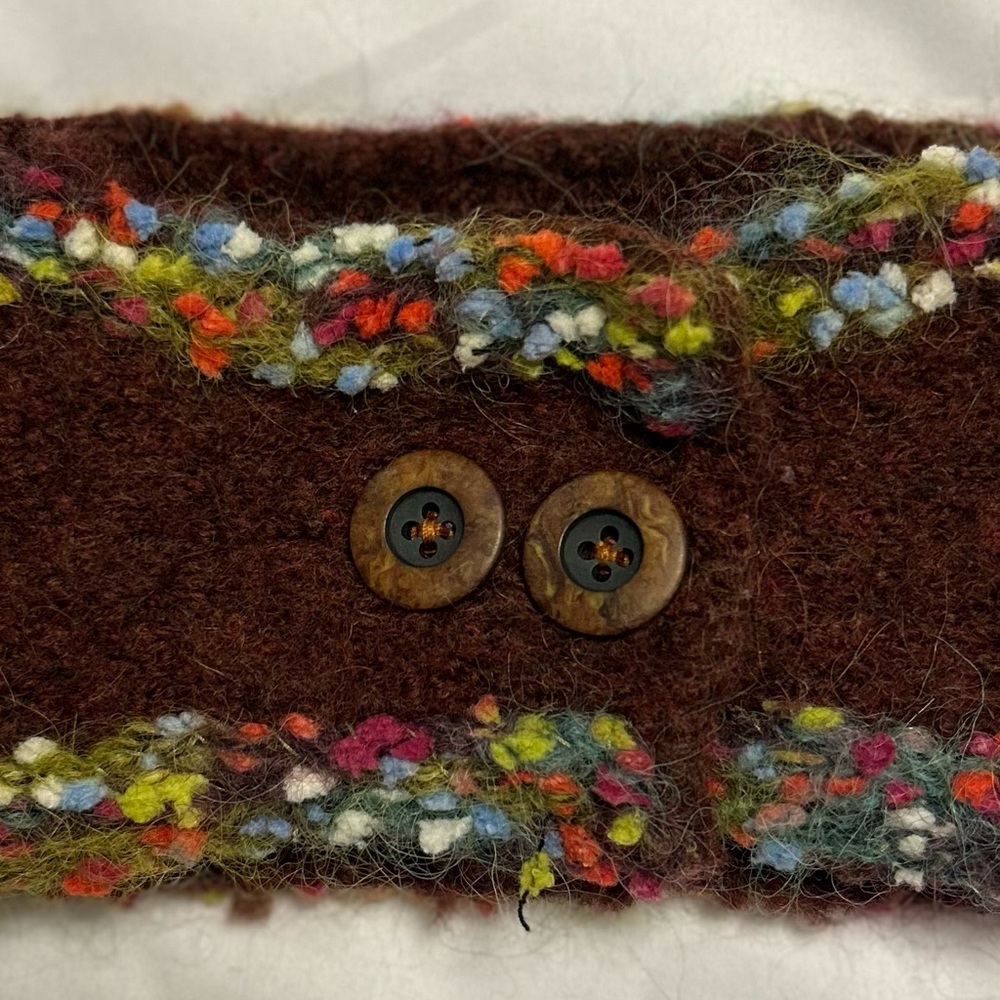 Handmade wool headband ear warmer❄️